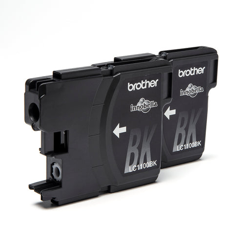Brother LC1100BKBP2 ink cartridge 2 pc(s) Original Black Brother LC1100BKBP2 ink cartridge 2 pc(s) Original Black